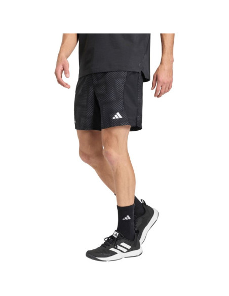 Spodenki mękie adidas tech intensity aop czarne kb3123