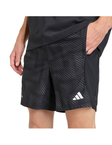 Spodenki mękie adidas tech intensity aop czarne kb3123