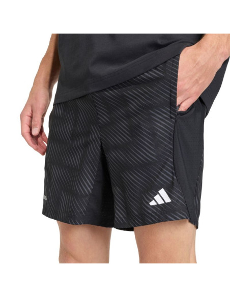 Spodenki mękie adidas tech intensity aop czarne kb3123