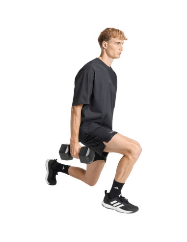 Spodenki mękie adidas tech intensity aop czarne kb3123