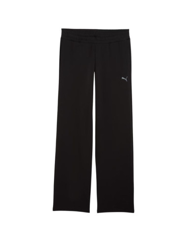 Spodnie damskie puma ess elevated straight leg czarne 691817 01