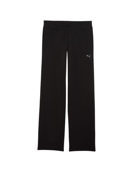 Spodnie damskie puma ess elevated straight leg czarne 691817 01