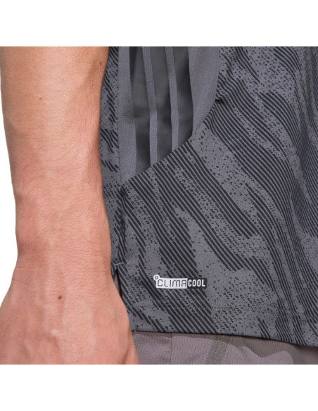 Koszulka męska adidas cool intensity worout szara kq7535