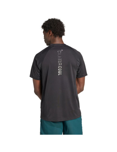 Koszulka męska adidas tech apparel climacool tech app tee czarna kb9735