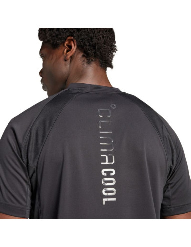 Koszulka męska adidas tech apparel climacool tech app tee czarna kb9735