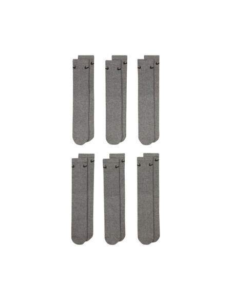 Skarpety nike everyday cush crew 6 par szare sx7666 064