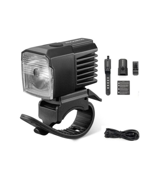 Rockbros lampka rowerowa przednia 1600lm czarna