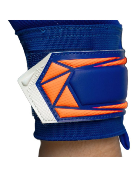 Rękawice bramkarskie reusch attrakt starter solid niebieskie 5670514 4126