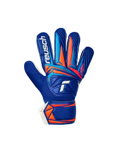 Rękawice bramkarskie reusch attrakt starter solid junior niebieskie 5672514 4126