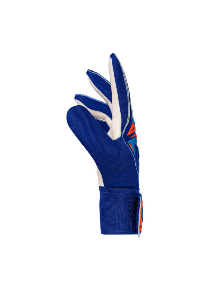 Rękawice bramkarskie reusch attrakt starter solid junior niebieskie 5672514 4126