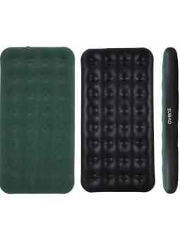 Materac flokowany 1-osobowy zielony 191x99x22cm 24643 2