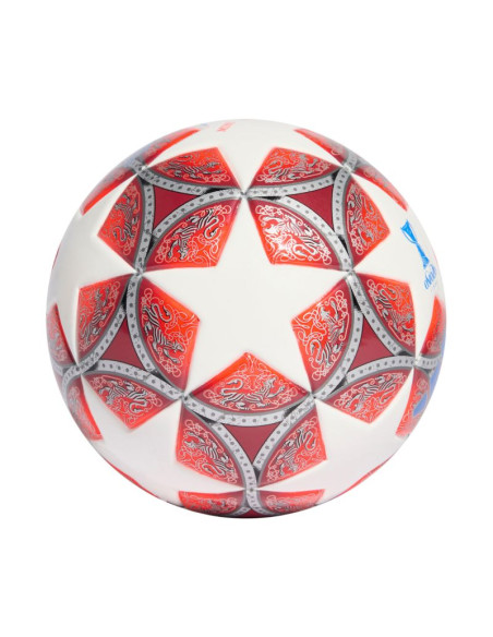 Piłka nożna adidas ucl womens 25/26 final mini czerwono-biała jw1327