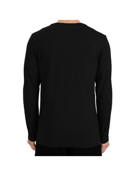 Koszulka męska 4f longsleeve m611 głęboka czerń 4fwmm00tlonm611 20s