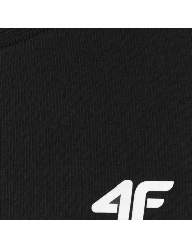 Koszulka męska 4f longsleeve m611 głęboka czerń 4fwmm00tlonm611 20s