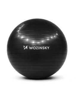 Piłka do ćwiczeń wozinsky wgb65bb gimnastyczna 65 cm - czarna