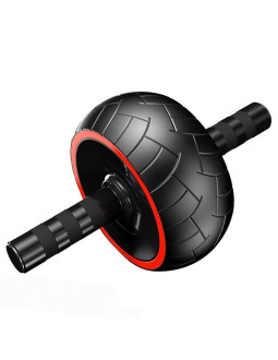 Kółko do ćwiczeń wozinsky wkdc-17 do mięśni brzucha ab wheel z matą - czarne 2