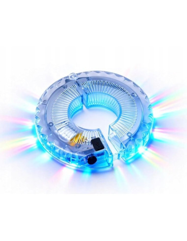 Rockbros światło do koła rowerowego usb multicolor