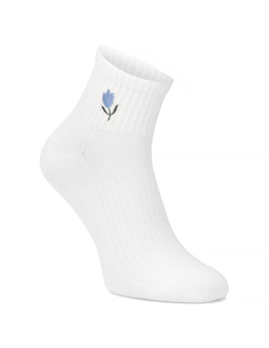 Skarpety damskie wysokie bambusowe kremowe  filippo  sd-an06