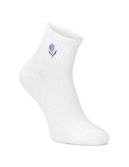 Skarpety damskie wysokie bambusowe kremowe  filippo  sd-an06