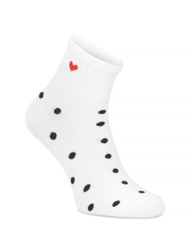 Skarpetki damskie wysokie białe filippo sd-an09