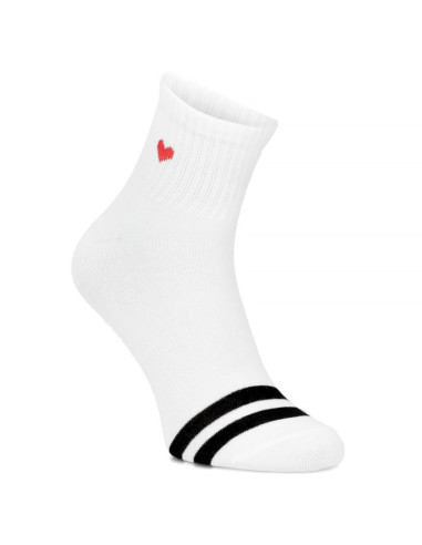 Skarpetki damskie wysokie białe filippo sd-an09