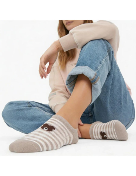 Skarpety damskie krótkie bambusowe filippo sd-so14