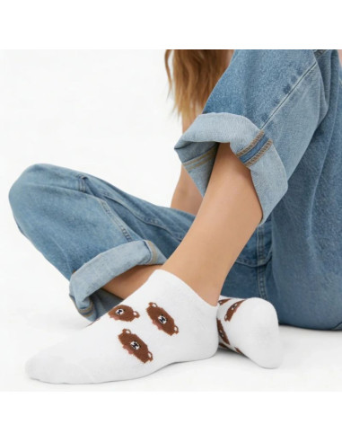 Skarpety damskie krótkie bambusowe filippo sd-so14