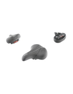 Siodełko xh-sd-02 elastomer odblask