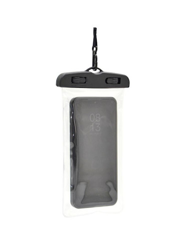 Wodoodporne etui pokrowiec na telefon 11x21cm pvc czarne grundig