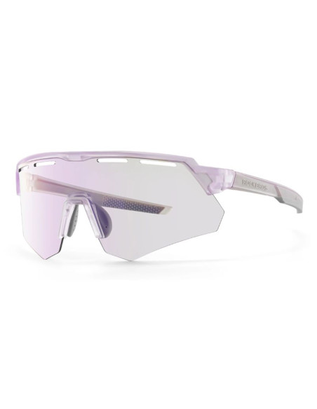 Okulary rowerowe rockbros polaryzacyjne z ochroną uv i wkładką korekcyjną - fioletowe