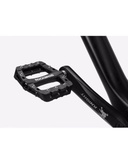 Zestaw pedałów rowerowych rockbros 2017-12cbk z nylonu - czarny 2