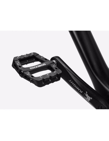 Zestaw pedałów rowerowych rockbros 2017-12cbk z nylonu - czarny