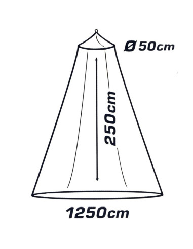 Moskitiera turystyczna 60x250x125cm redcliffs