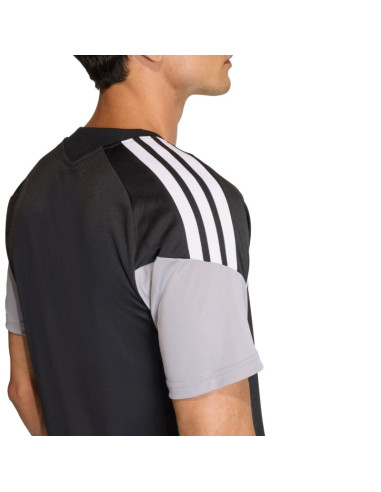 Koszulka męska adidas tiro 26 competition training jersey czarno-szaro-biała jx4254