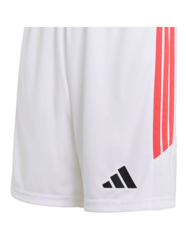 Spodenki dla dzieci adidas tiro 26 league biało-czerwone kr0364