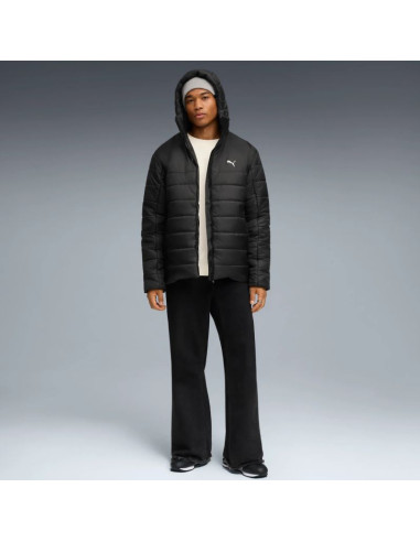 Kurtka męska puma ess hooded padded czarna 685211 01