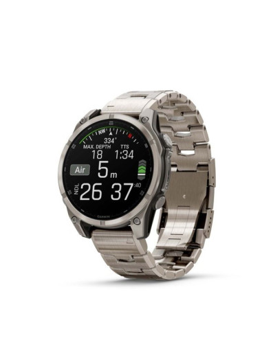 Zegarek sportowy garmin fenix 8 amoled 47mm sapphire stainless steel bracelet