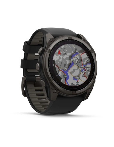 Zegarek garmin fenix 8 solar sapphire titanium carbon grey dlc black