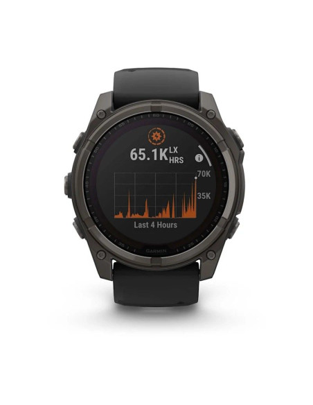 Zegarek garmin fenix 8 solar sapphire titanium carbon grey dlc black