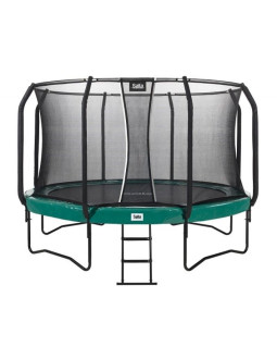 Trampolina salta first class - 427cm - zielona