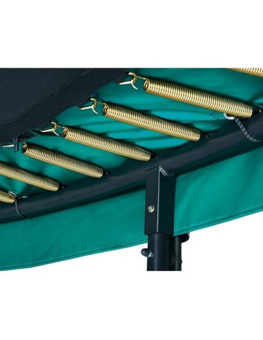 Trampolina salta first class - 427cm - zielona