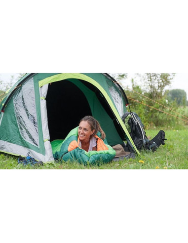 Coleman kobuk valley 4 plus 4 os. zielony namiot kopułowy / igloo