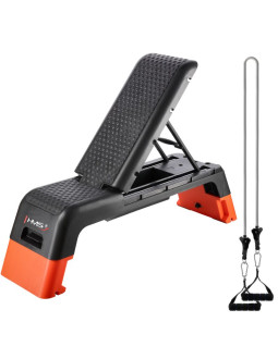 As009 pro step do aerobiku regulowany z funkcją ławki commercial hms