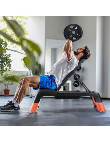 As009 pro step do aerobiku regulowany z funkcją ławki commercial hms