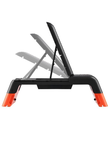 As009 pro step do aerobiku regulowany z funkcją ławki commercial hms