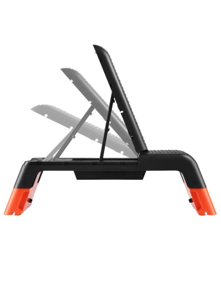 As009 pro step do aerobiku regulowany z funkcją ławki commercial hms