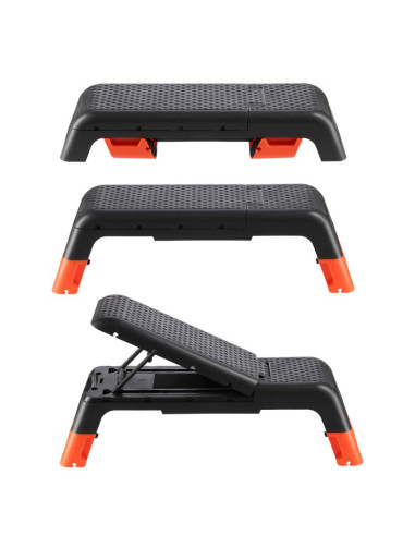 As009 pro step do aerobiku regulowany z funkcją ławki commercial hms