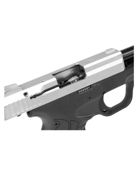 Pistolet hukowy alarmowo sygnałowy stalker m906 bas kal. .22 long blank (6 mm) chrom błysk