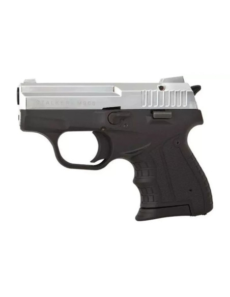 Pistolet hukowy alarmowo sygnałowy stalker m906 bas kal. .22 long blank (6 mm) chrom błysk