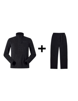 Bluza berghaus prism pt hz  roz. l czarna + berghaus hillwalker ovrtrs am blk/blk roz. l